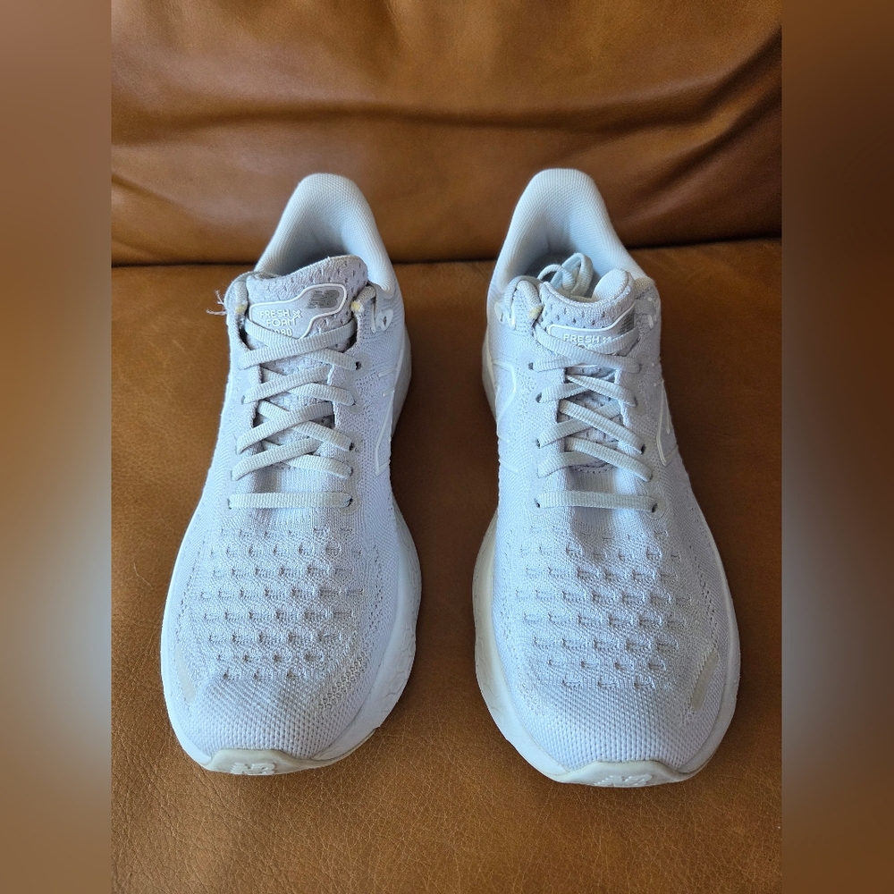 New Balance Women's Fresh Foam X 1080 v12 Running Shoes - Light Gray - Picture 4 of 10